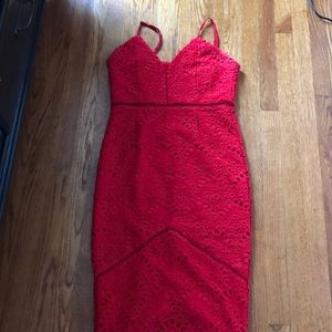 Worn once red dress